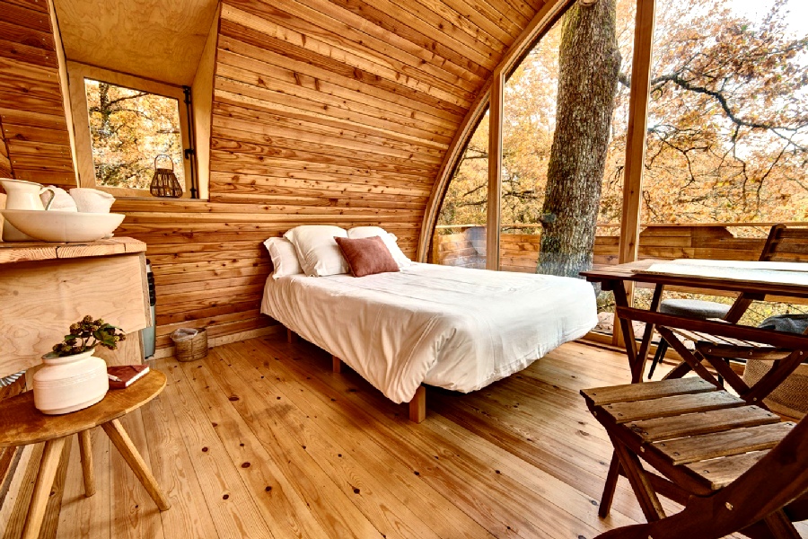 cabañas en los arboles navarra