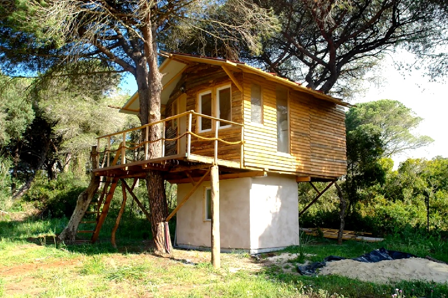 cabañas en los arboles andalucia