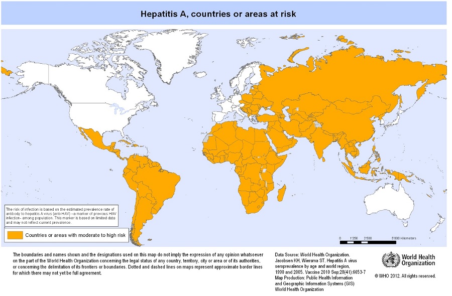 hepatitis A viajar con niños