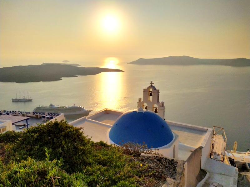 Puesta de Sol en Santorini